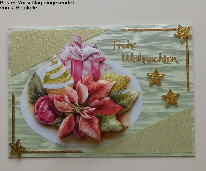 Basteltipp 3D-Karte Frohe Weihnachten mit Weihnachtsstern