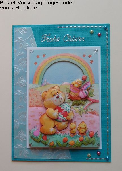 Basteltipp 3D-Karte Frohe Ostern mit Oster-Brchen