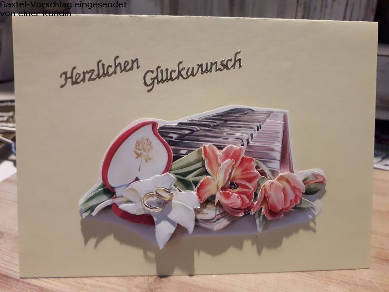Basteltipp 3D-Karte zum Geburtstag im Querformat