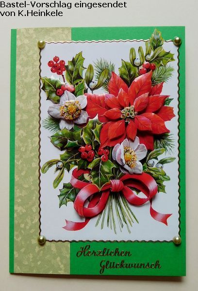 Basteltipp weihnachtliche Karte mit dem 3D-Bogen 416909-2