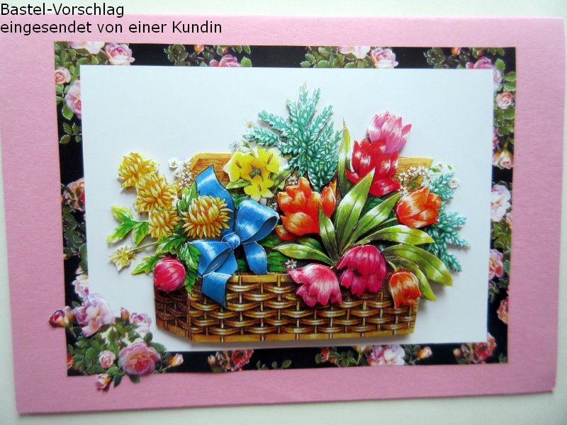 Basteltipp Blumenkarte mit dem 3D-Bogen 4169121