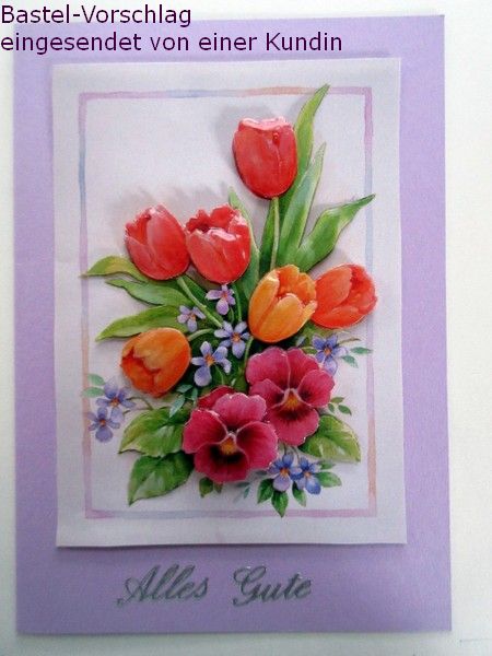 Basteltipp Blumen mit dem 3D-Bogen 416915