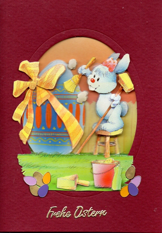 Basteltipp Osterkarte mit dem 3D-Bogen 4169150