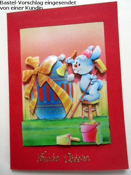 Basteltipp Osterkarte mit dem 3D-Bogen 4169150