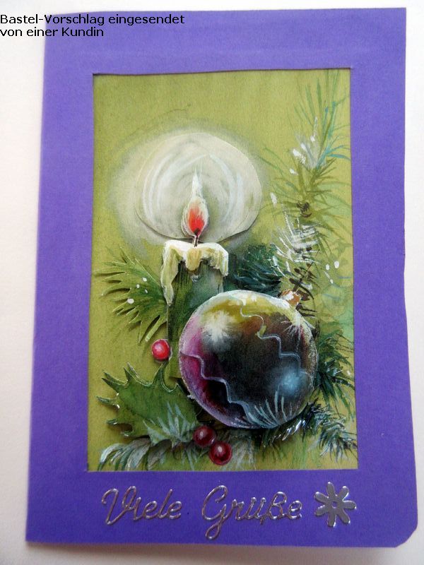 Basteltipp weihnachtliche Karte mit dem 3D-Bogen 4169217