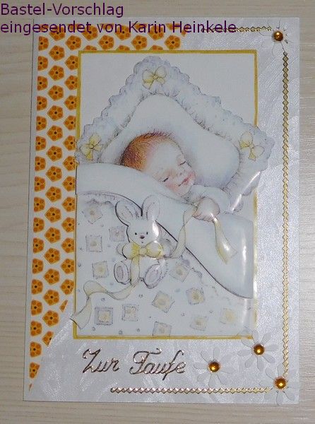 Basteltipp Babykarte mit dem 3D-Bogen 4169223