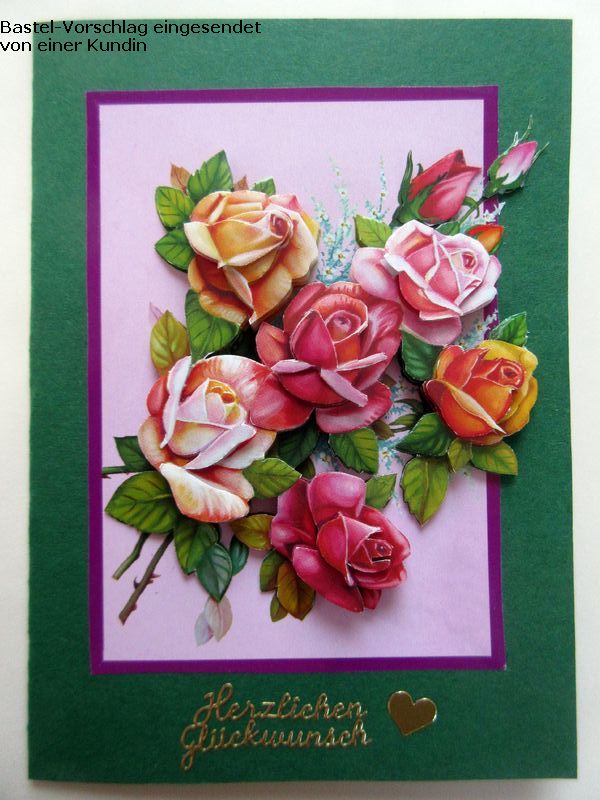 Basteltipp Blumenkarte mit dem 3D-Bogen 4169235