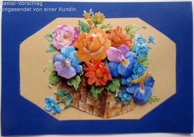 Basteltipp Blumenkarte mit dem 3D-Bogen 4169255