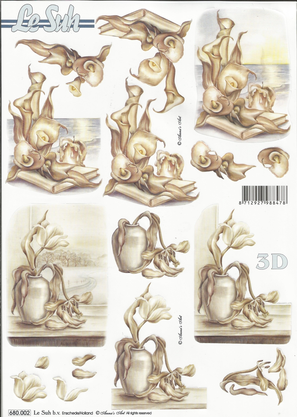 3D-Stanzbogen LeSuh Kondolenz