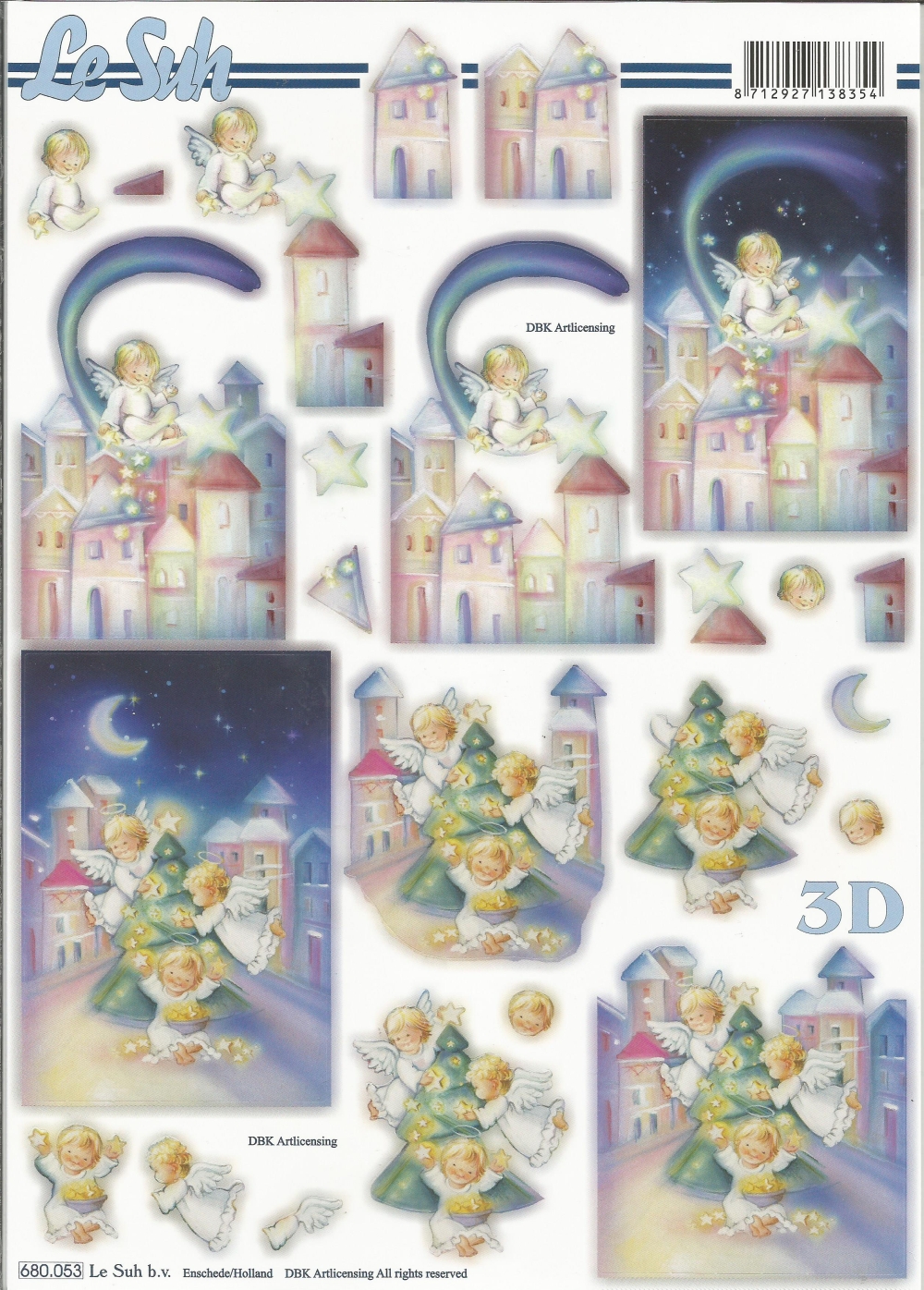 3D-Stanzbogen LeSuh Engelchen