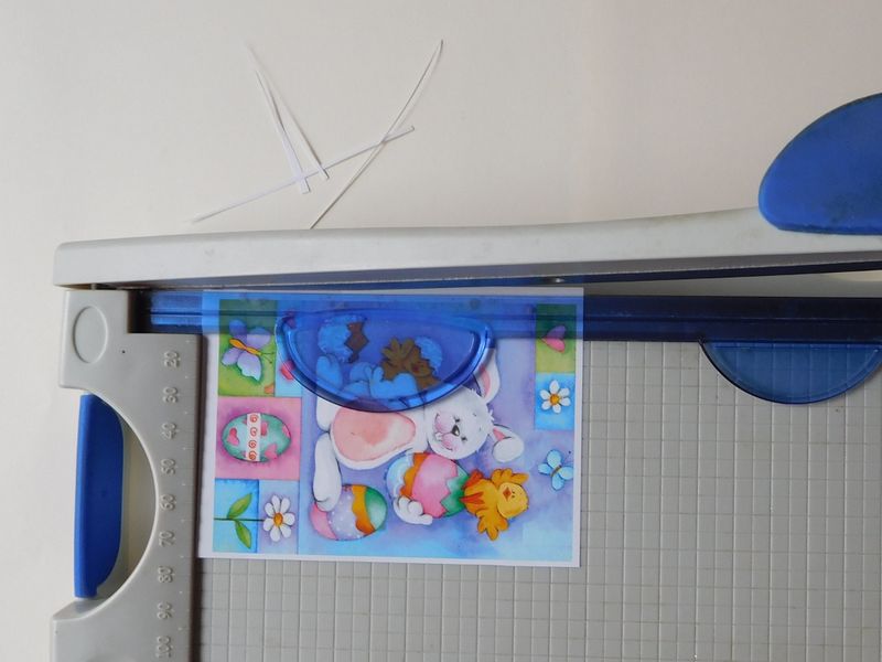 Arbeitsanleitung f�r 2 Osterkarten in 3D