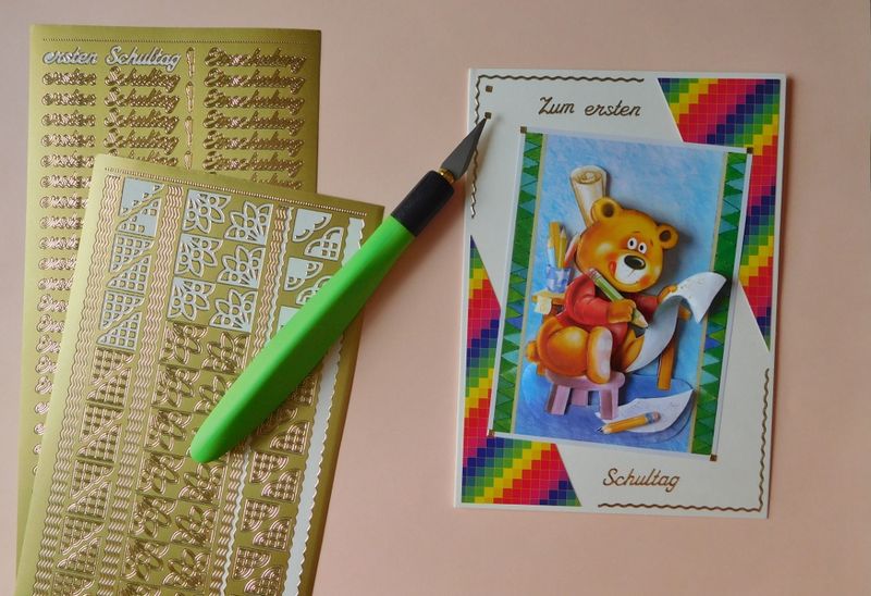 3D-Grukarten mit Karo-Line
