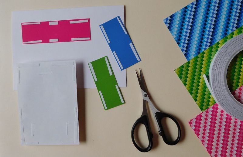 3D-Grukarten mit Karo-Line